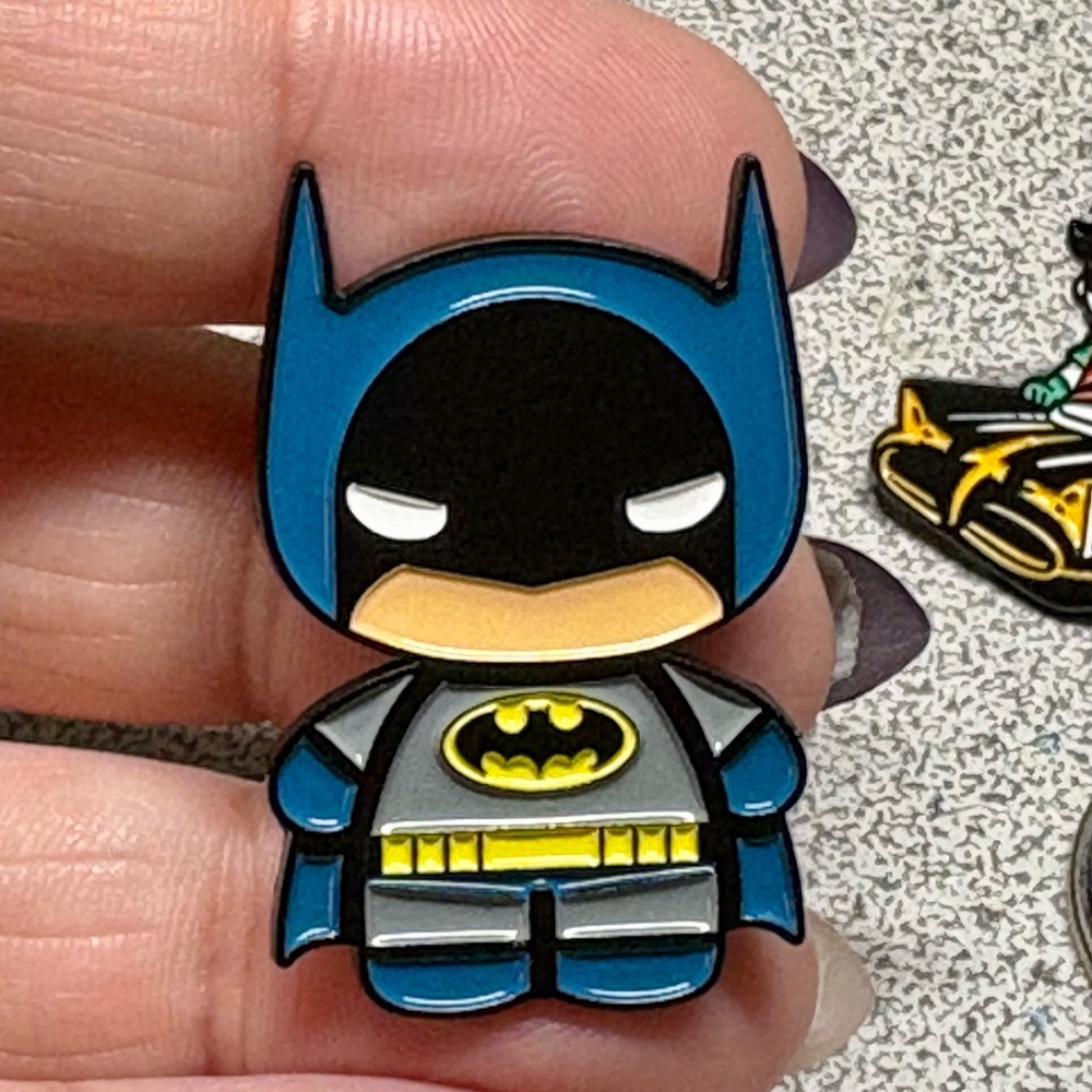 DC Comics Blue and Black Batman Pin
